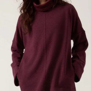 Athleta Cozy Karma Funnel Neck Sweatshirt